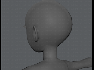 base mesh woman 03 3D Модель