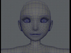 base mesh woman 03 3D Model