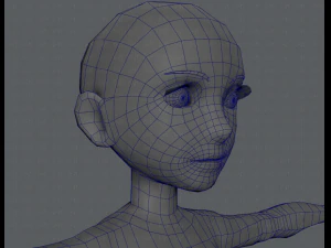 base mesh woman 03 3D Model