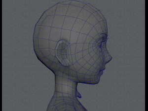 base mesh woman 03 3D Модель