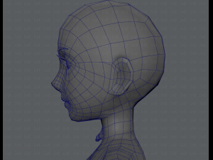 base mesh woman 03 3D Модель