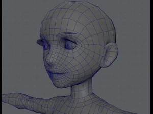 base mesh woman 03 3D Model