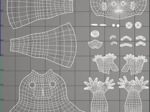 base mesh woman 03 3D Модель