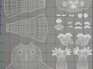 base mesh woman 03 3D Model
