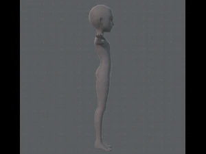 base mesh man character v02 3D Model