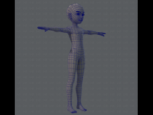 base mesh man character v02 3D Model