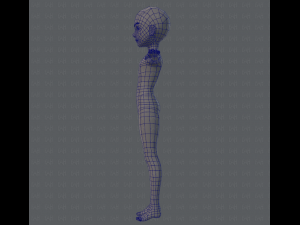 base mesh man character v02 3D Model