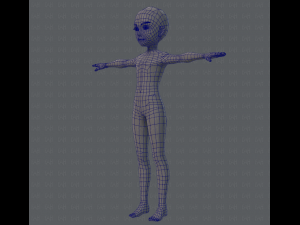 base mesh man character v02 3D Model