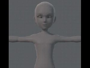 base mesh man character v02 3D Model