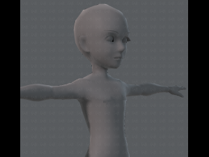 base mesh man character v02 3D Model