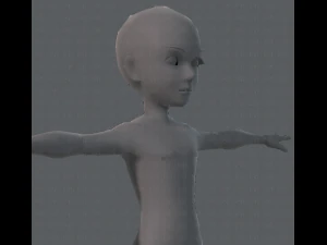 base mesh man character v02 3D Model