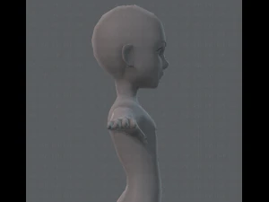 base mesh man character v02 3D Model