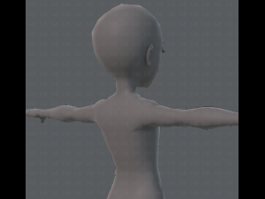 base mesh man character v02 3D Model