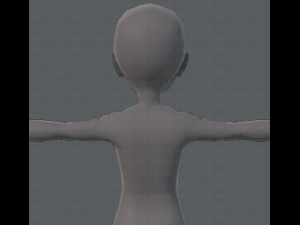 base mesh man character v02 3D Model