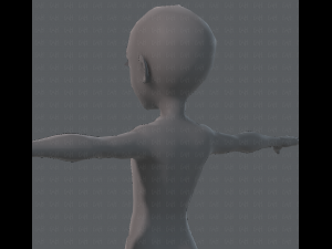 base mesh man character v02 3D Model