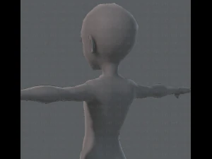 base mesh man character v02 3D Model