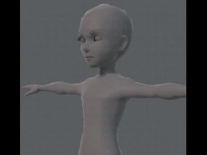 base mesh man character v02 3D Model