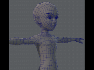 base mesh man character v02 3D Model