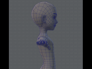 base mesh man character v02 3D Model