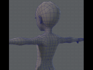 base mesh man character v02 3D Model
