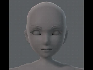 base mesh man character v02 3D Model