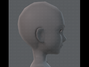 base mesh man character v02 3D Model