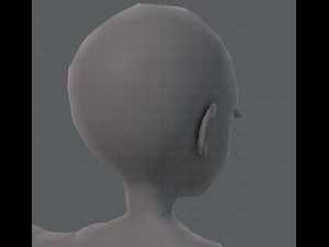 base mesh man character v02 3D Model