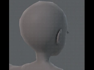 base mesh man character v02 3D Model