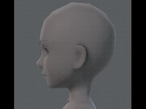 base mesh man character v02 3D Model