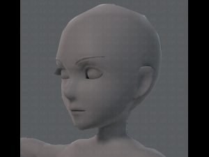 base mesh man character v02 3D Model