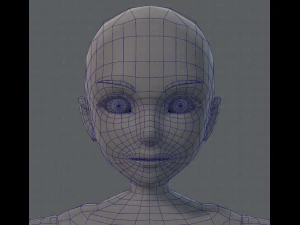 base mesh man character v02 3D Model