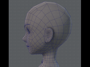 base mesh man character v02 3D Model