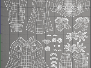 base mesh man character v02 3D Model