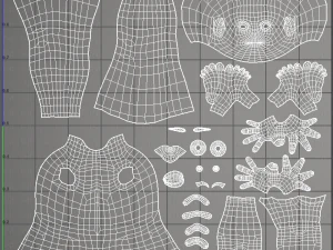 base mesh man character v02 3D Model