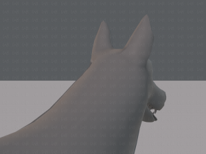 dog base for game 3D Model