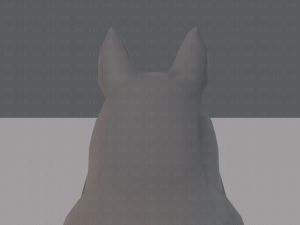 dog base for game 3D Model