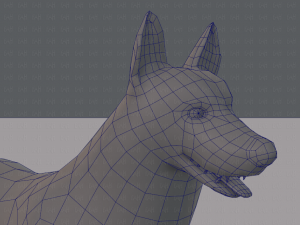 dog base for game 3D Model