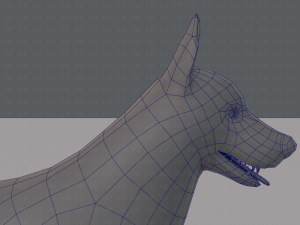 dog base for game 3D Model