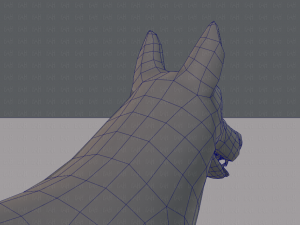 dog base for game 3D Model