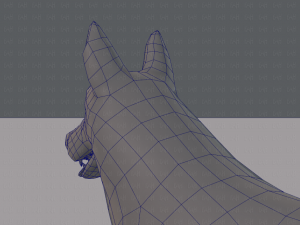 dog base for game 3D Model