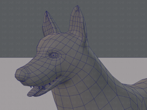 dog base for game 3D Model