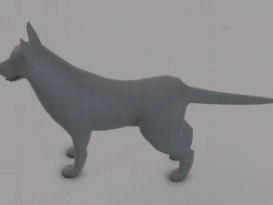 dog base for game 3D Model