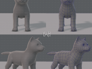 dog base for gamev02 3D Model
