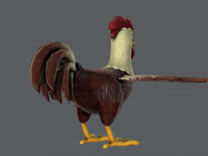 chicken cartoon basev02 3D Модель