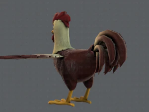 chicken cartoon basev02 3D Model