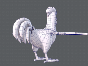 chicken cartoon basev02 3D Модель