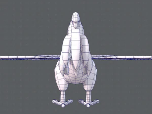 chicken cartoon basev02 3D Model