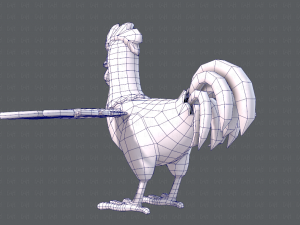 chicken cartoon basev02 3D Модель