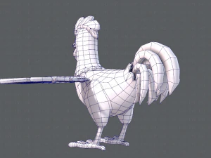 chicken cartoon basev02 3D Model