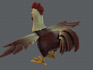 chicken cartoon basev02 3D Модель